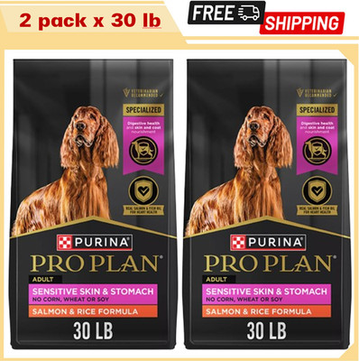 Purina Pro Plan Sensitive Skin & Stomach Salmon & Rice Dog Food 60lb
