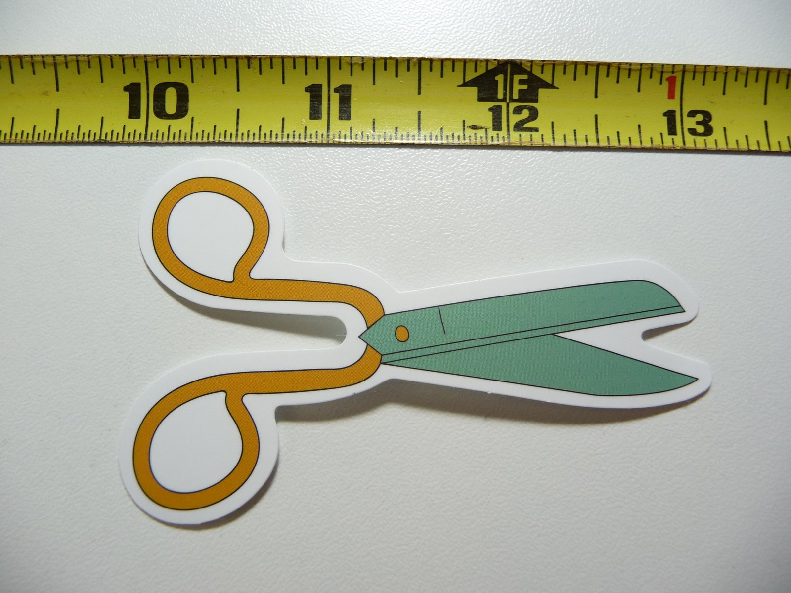 Fabric Cutting Scissors Decal Sticker for Sewing & Clothing Seamstress-image