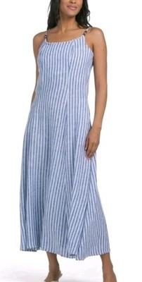 Nwt Calypso St. Barth Dress M 10 8 Anthropologie Farm Linen Midi Rio $249