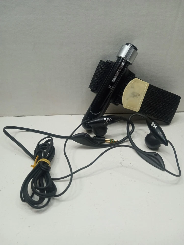 Reproductor de audio portátil Walkman digital negro Sony NW-S205F - ¡Muy raro!! Foto 2 de 4