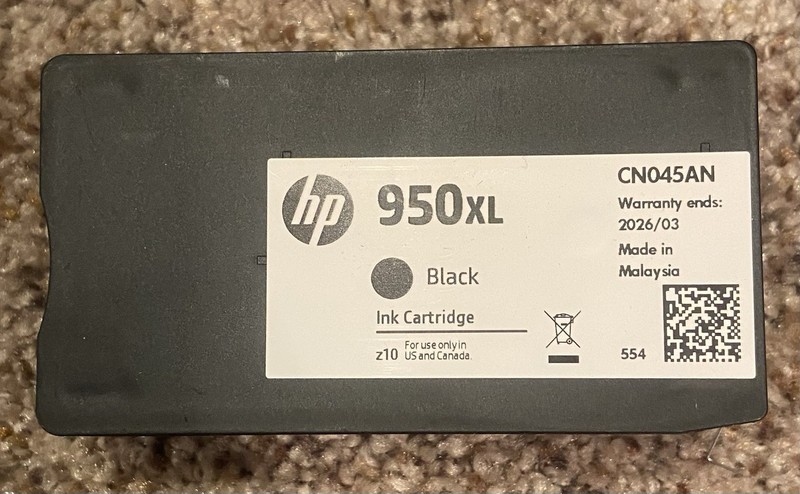 950XL GENUINE, New for HP  Printer