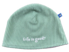Life Is Good Reversible Beanie Hat Green Corduroy/Tan Fleece Unisex Adult