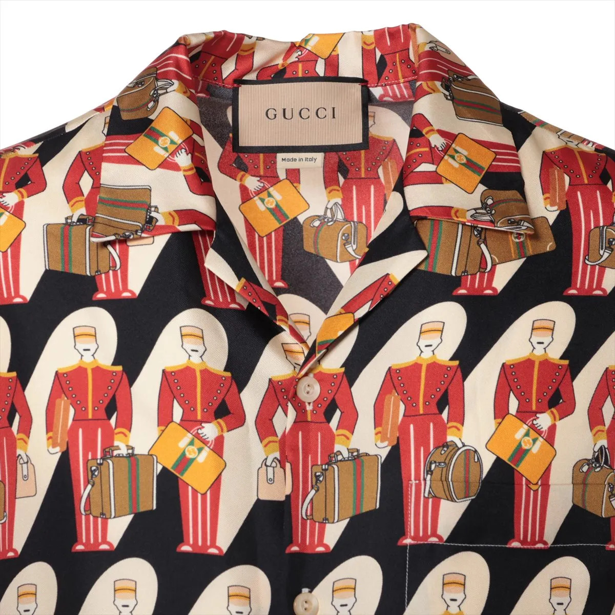 GUCCI】シルクシャツ(23ss) GUCCI グッチ シルクシャツ ブラウス 
