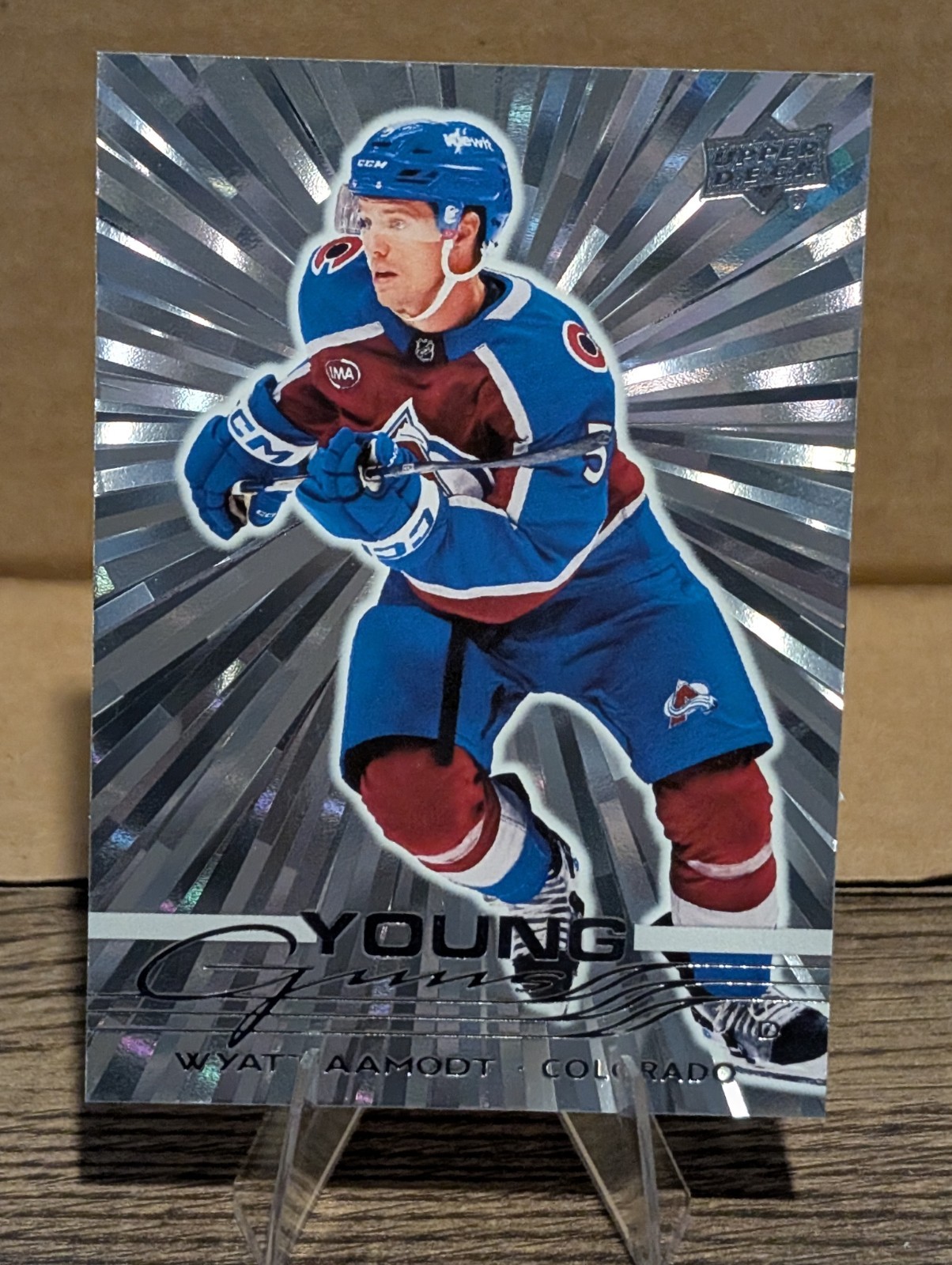 2025-26 Upper Deck Series 2 Wyatt Aamodt Young Guns Outburst #458