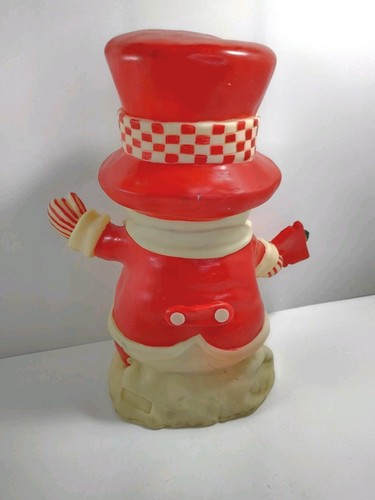 Vintage Rubber Christmas Song & Dance Snowman 12" Chris Mint (Read) - Picture 3 of 8