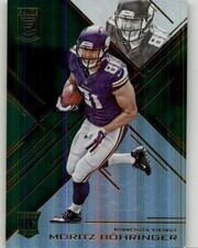 2016 Donruss Elite Moritz Bohringer Retail Green Rookie #146 RC Vikings