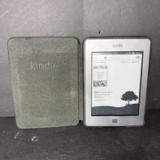 Amazon Kindle Touch (4th Gen.) D01200 - 4GB - Wi-Fi - 6" eReader - Gray Works!!!