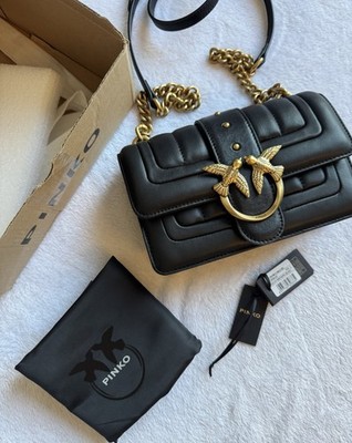 #Luxus Pinko Handtasche #Bag Schwarz #Love One Mini Tasche