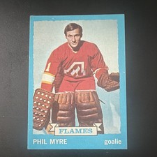 Topps 1973-74 Phil Myre #77 Atlanta Flames Ice Hockey Base Set