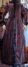 HANDMADE Victorian style luxurious velvet fur...