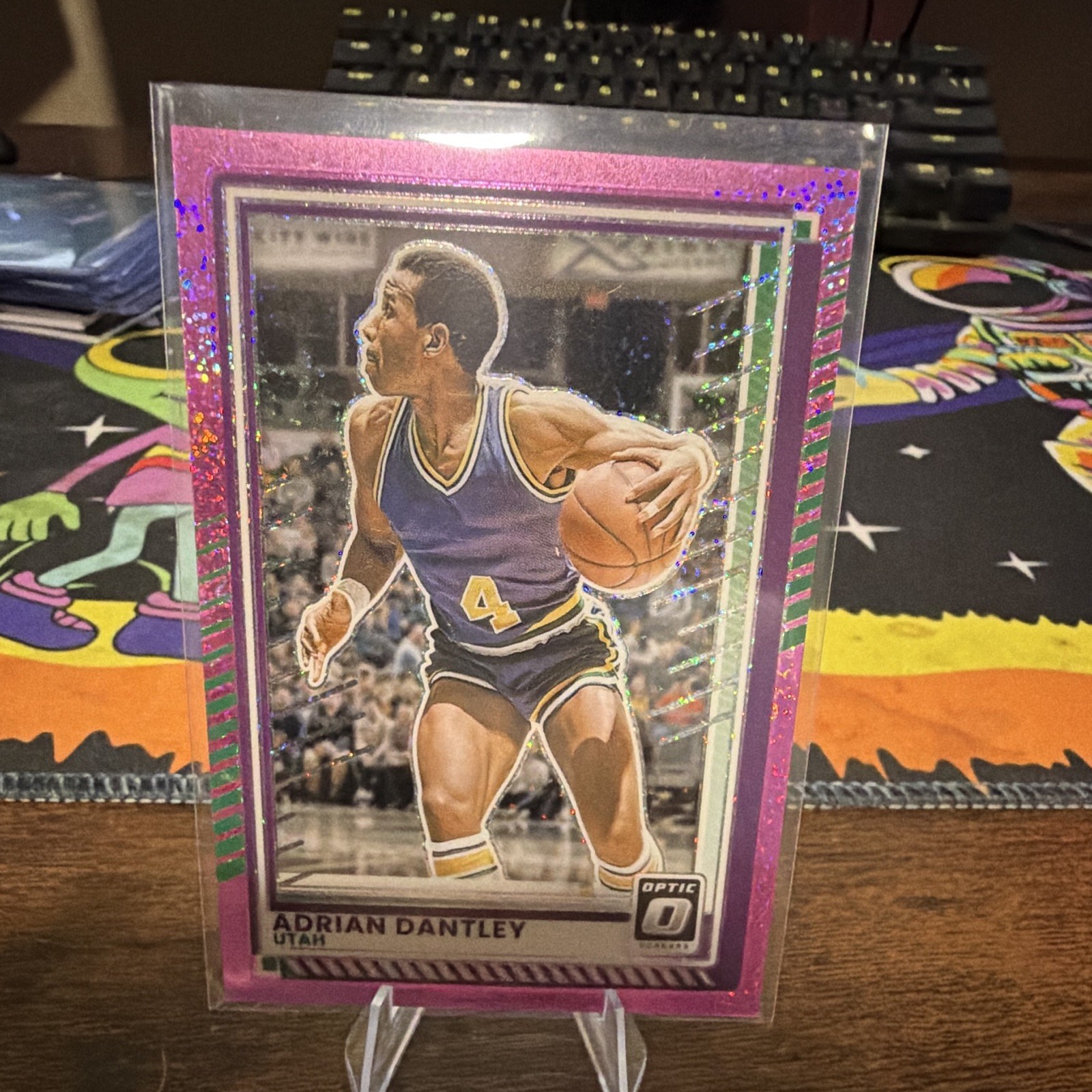 2024-25 Panini Donruss Optic Adrian Dantley Utah Jazz #129 Prizm /275