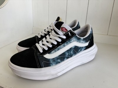  VANS Old Skool Overt CC Shoe Tie-Dye Black Suede Men's 9.5