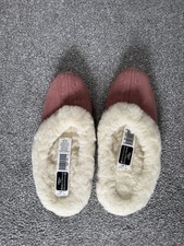 M&S Women’s Ladies Slippers Brand Spanking New Dark Pink Size