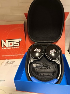 NOS Energy Drink Ltd Wireless Headphones~ Active Noise-Cancel Technology  NEW!