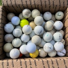 100 Shag Golf Balls Assorted Brands and Conditions Hit Away