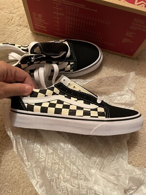 vans shoes women size Checkered Old Brand New - Main Image