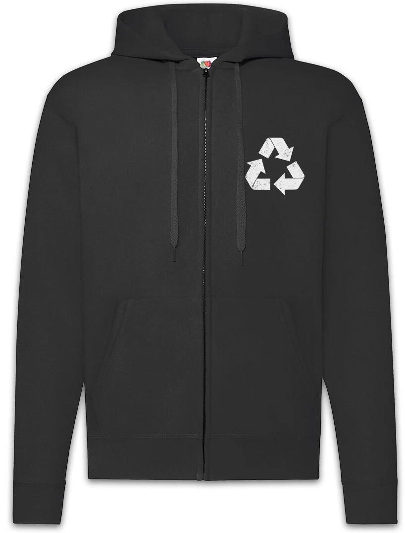 The Big Green Vintage Recycle Logo Bang Theory Zipper Hoodie Sheldon