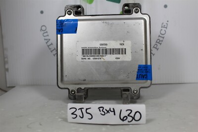 12591279 Chevrolet Equinox 2005 Engine Computer Unit ECU Module 3J5 630 B4