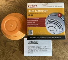 Kidde KIR-HD FX-Series Fire Alarm Intelligent Heat Detector Fixed 135•F And ROR
