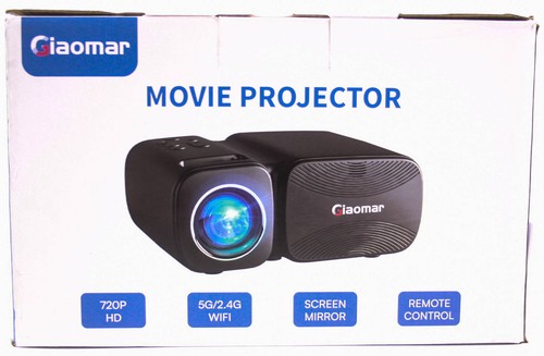 Giaomar C11 Mini Beamer 5G WiFi Bluetooth Full HD 1080P 8500 Lumen LED Heimkino - Bild 1 von 3