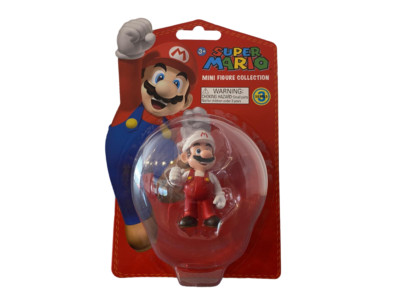 Super Mario Mini Figur Collection Serie 3 Feuer-Mario Sammeln Retro | Neu & OVP