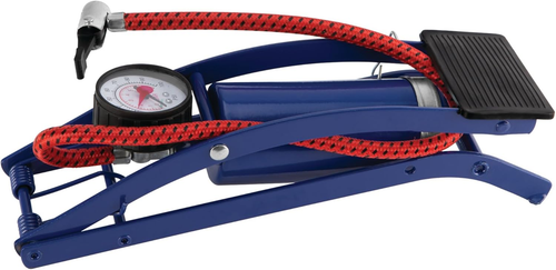 W1638DB Foot Pump for Bike Tires and Sports Equipment with Air Pressure Gauge, B - Picture 6 of 12