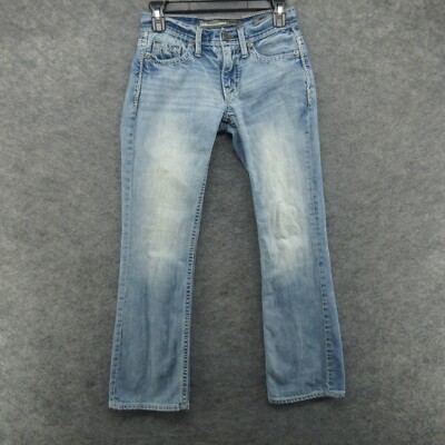 BKE Jeans Mens 26x29 Blue Aiden Bootcut Slim Fit Faded Light