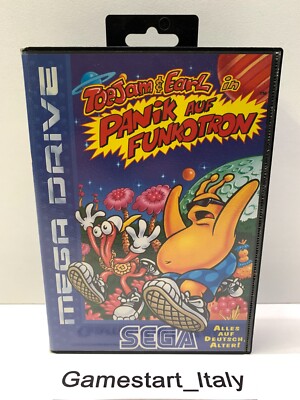 TOEJAM & EARL IN PANIK AUF FUNKOTRON - SEGA MEGA DRIVE - GAME USED PAL VERSION