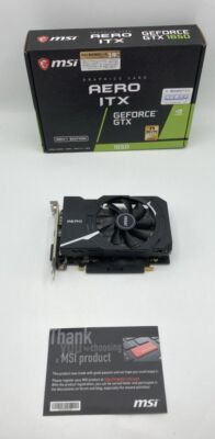 MSI GRAPHICS BOARD GEFORCE GTX1650 AERO ITX 4G IN WORKING Used | eBay