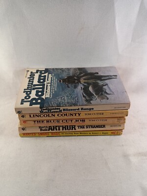 Lot Of 5 Vintage Western Paperbacks By Avon Publishing Hogan Cutter ...