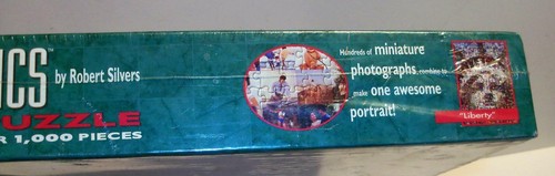 New Sealed Buffalo Games Photomosaics Rob Silver LIBERTY 1026 Pc Jigsaw Puzzle - Picture 3 of 3