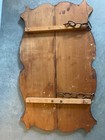 FORT AZTEC HANGING WOOD SIGN 24" X 14" VINTAGE HAND CARVED — photo 10