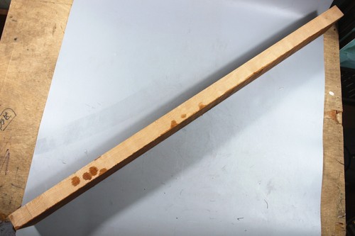 Cuello de guitarra ondulado en blanco madera dura de arce Luthier Supply 29.6"x3.3"x1.3" - Imagen 7 de 8