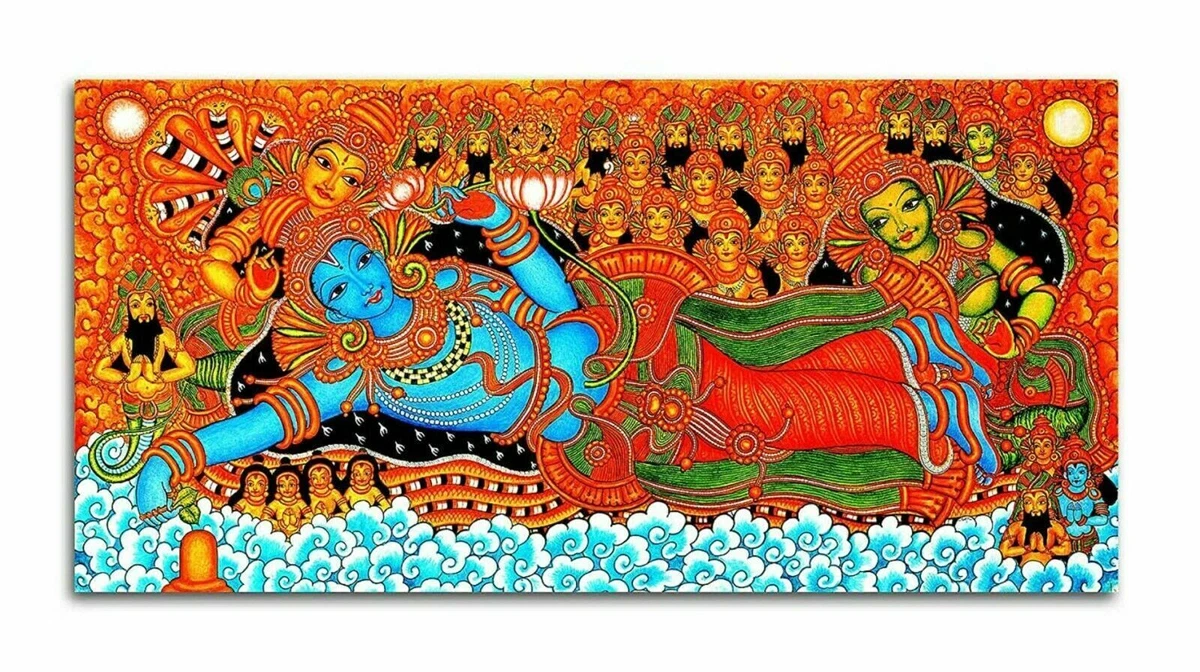 Mural painting on canvas outlet