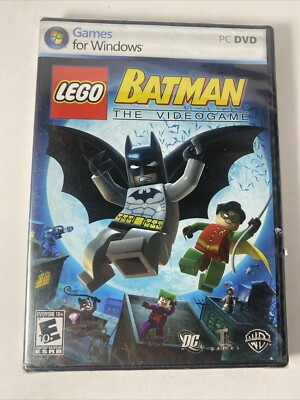 LEGO Batman The Video Game PC DVD Games For Windows Brand New Sealed!!