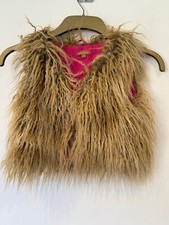 iLovegorgeous Girls Sleeveless Jacket. Brown and very Cool. Age 8-9.