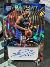 2021-22 Panini Spectra Robert Woodard II Radiant Signatures RSI-RWD Astra 09/49!