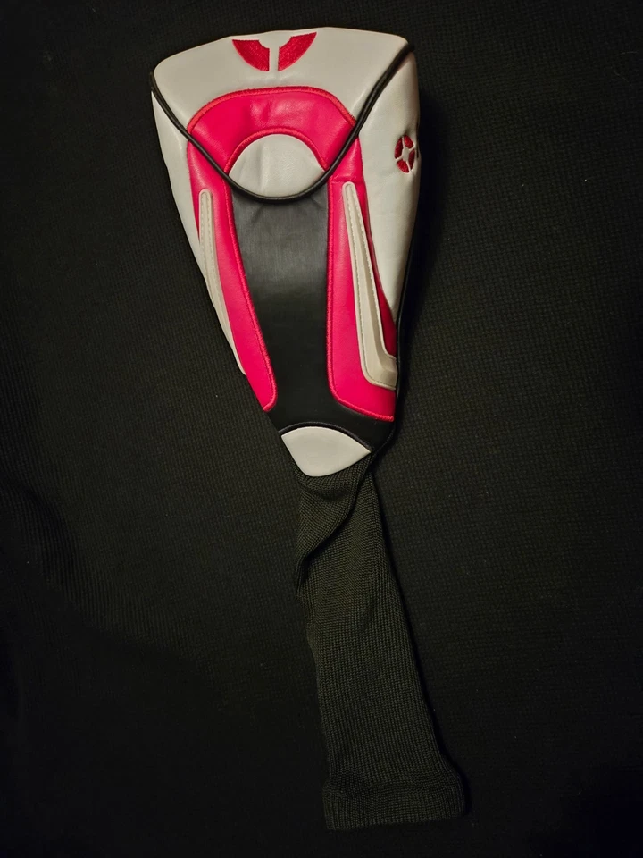 RARO FUJIKURA TOUR DRIVER FUNDA CUELLO LARGO ROJO BLANCO NEGRO BORDADO Foto 4 de 4