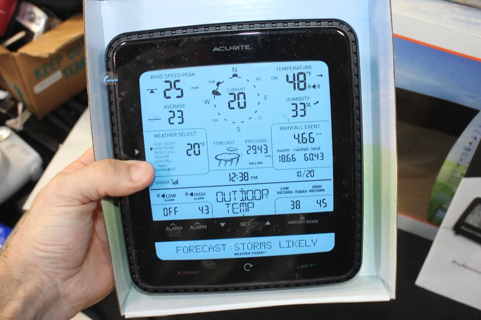 ACURITE PROFESSIONAL WEATHER CENTER 01515DIA2 5-in-1 UNUSED! New! Large Display - Image 2 of 4