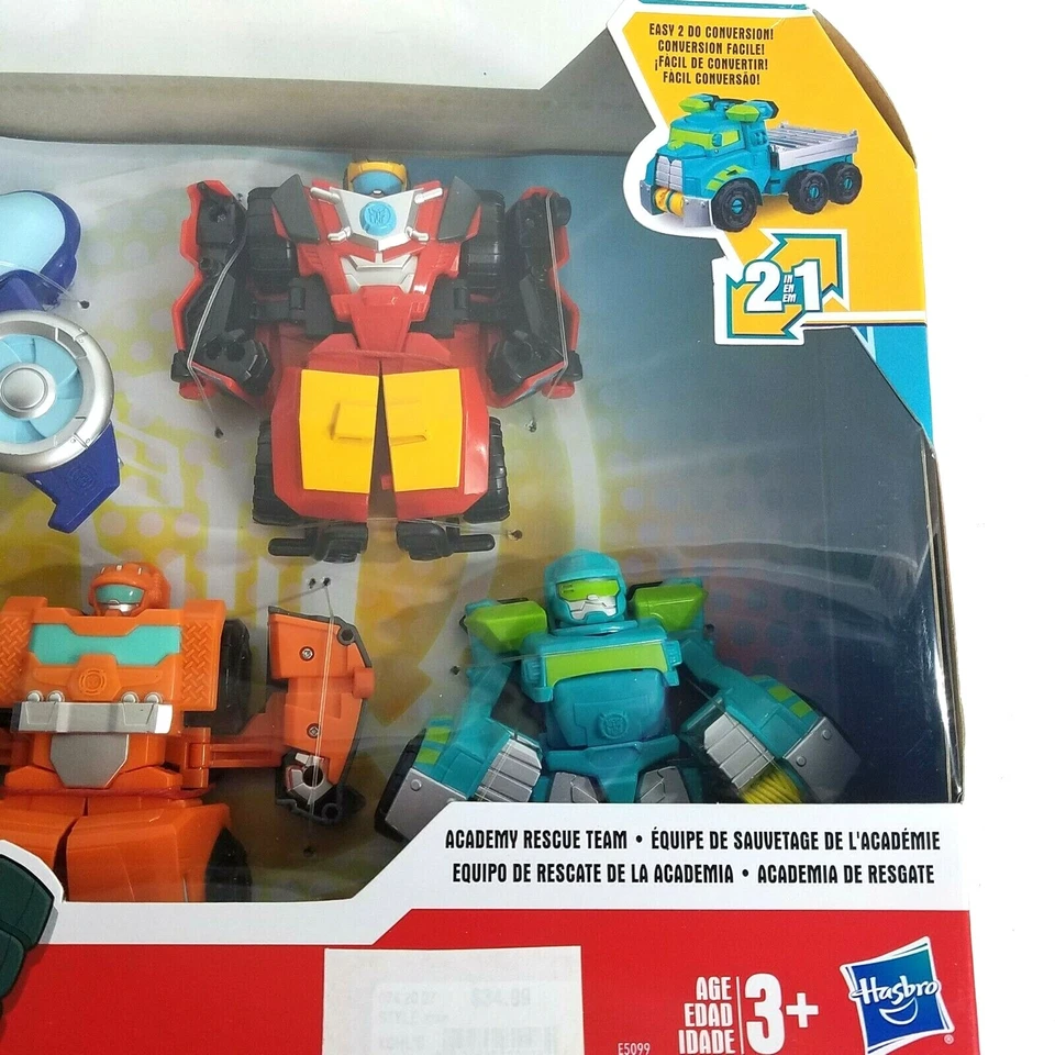 Playskool Transformers Rescue Bots Academy Rescue Team Hotshot Whirl Wedge Hoist - Image 3 of 4