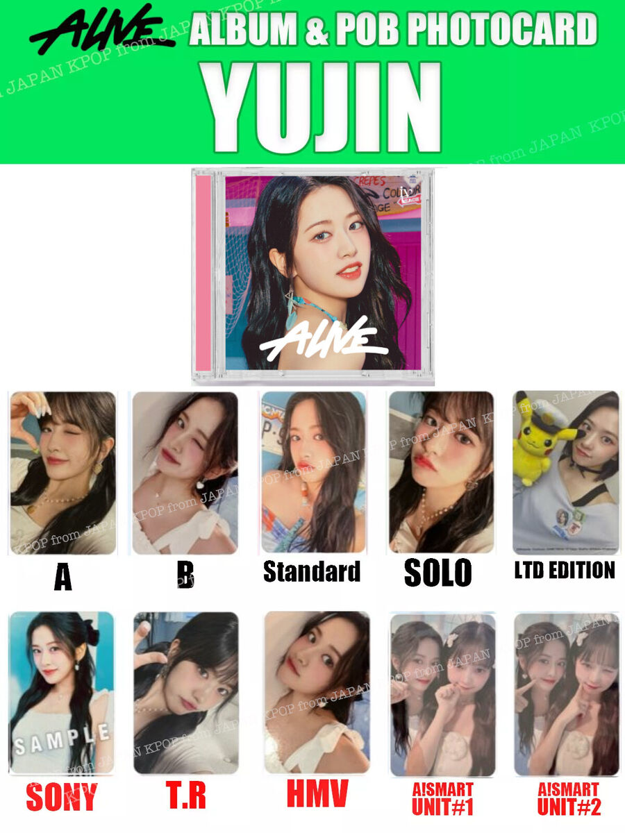 IVE YUJIN ALIVE ALBUM POB Photocard SONY HMV A!SMART Lucky IVE YUJIN ALIVE ALBUM POB Photocard SONY HMV A!SMART Lucky