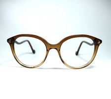 Eyeglasses, panto, round, oval, Valerie, gradient caramel, frames, hyper vintage