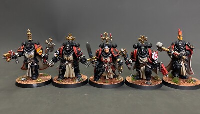 Pro Painted Black Templars Sword Brethren Squad - Warhammer 40k Tabletop Ready
