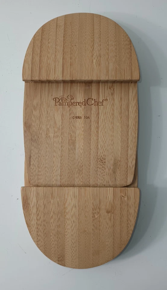 Pampered Chef Bamboo Wood Salad Claws Hands Tongs #2288 - Image 4 of 4