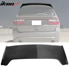 Fits 21-25 Dodge Durango IKON Style Rear Roof Spoiler Lip Carbon Fiber Print ABS