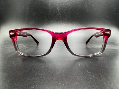 Unisex Youth Ray-Ban Eyeglasses Kids RB 1531 Full Frame Square Plastic Red Grey