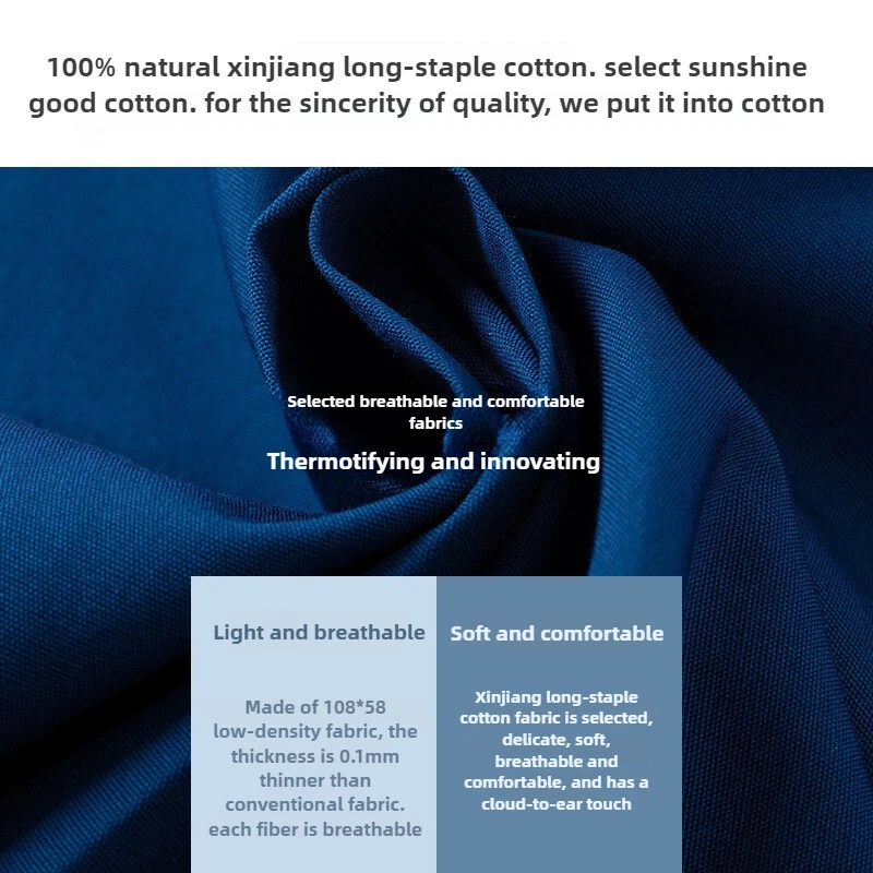 Pure Cotton Unisex Surgical Scrub Suits Set Long Short-sleeved Hospital Work  - Image 4 of 4