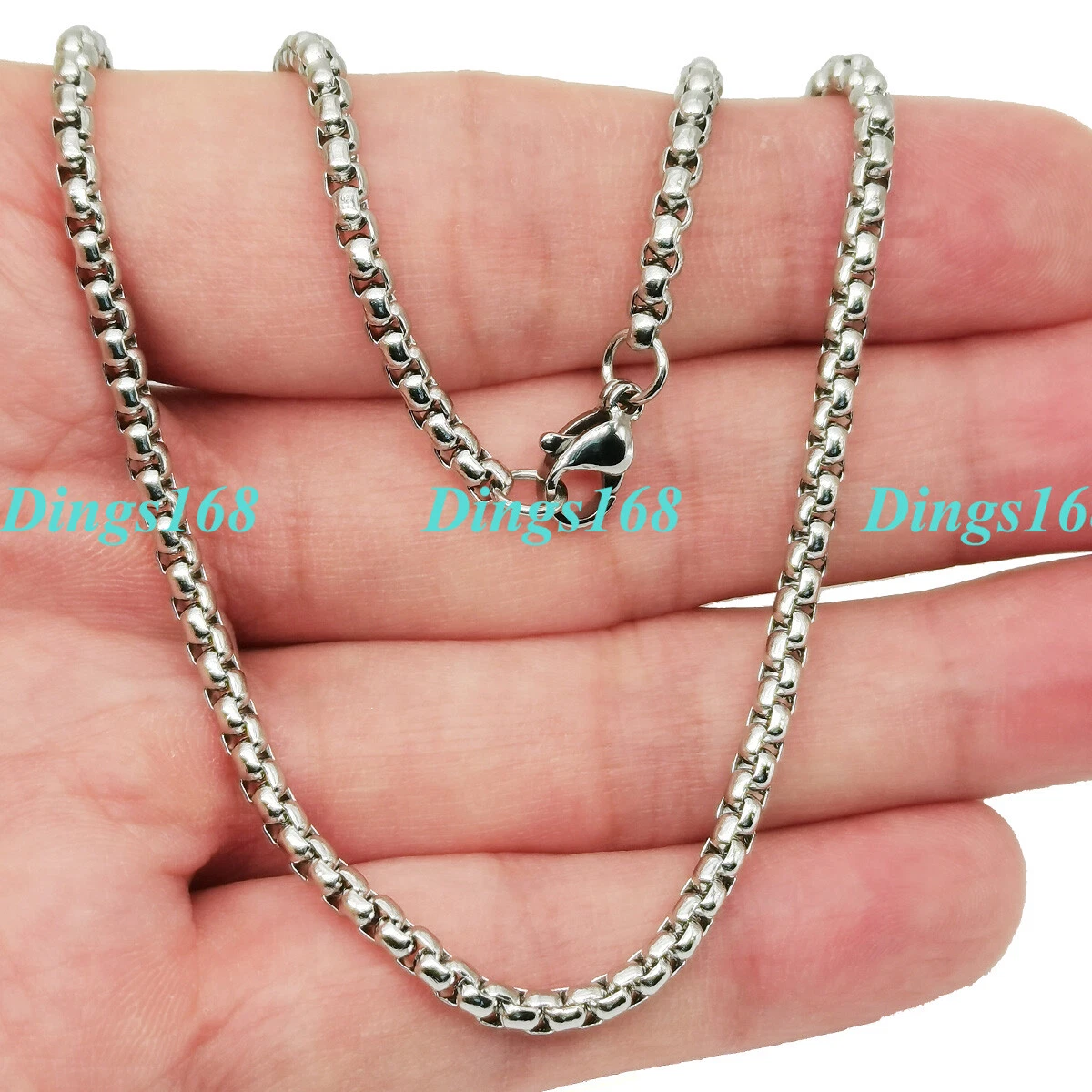 18k white gold 2024 chain 18 inch