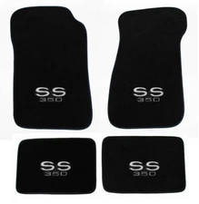 NEW! 1968-1972 Chevelle Floor Mats Carpet Embroidered SS 350 396 427 454 All 4