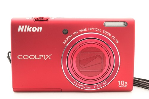 Nikon Coolpix S6200 Red 16.0MP Digital Camera in Box From Japan #50438 - Picture 2 of 17